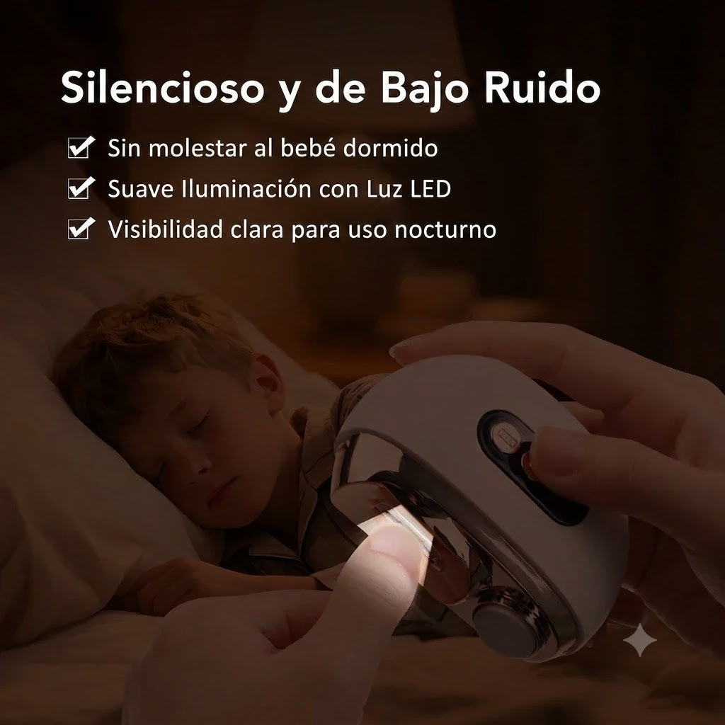Corta y Pulidor de Uñas Eléctrico